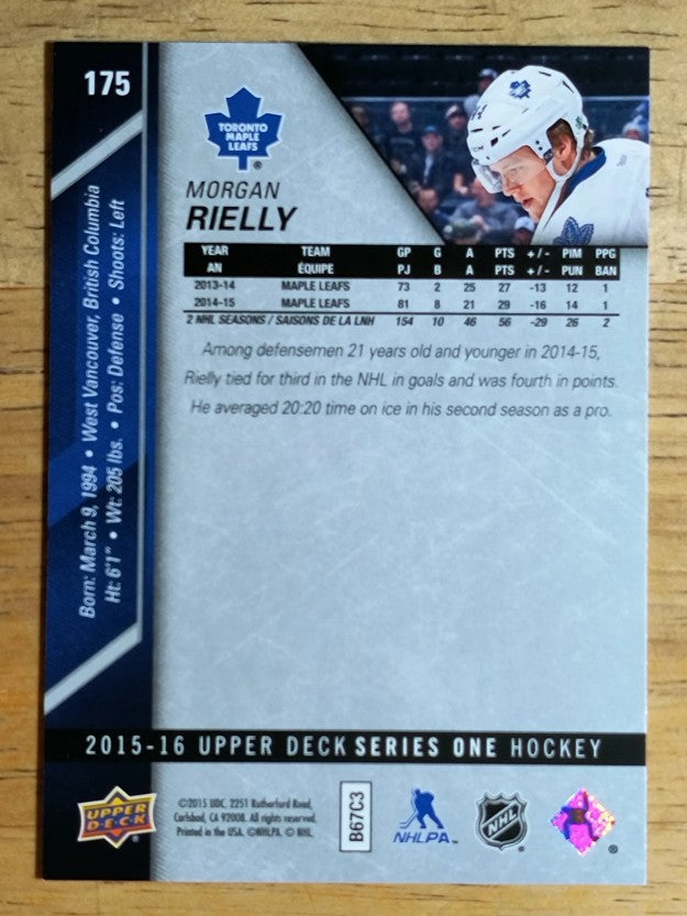 2015-16 Upper Deck #175 Morgan Rielly