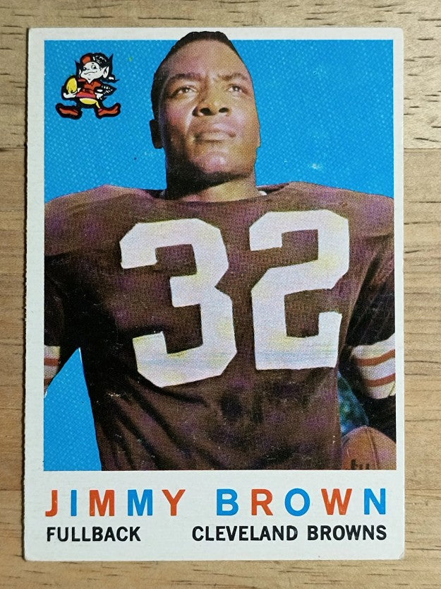 1959 Topps #10 Jim Brown (VGEX)