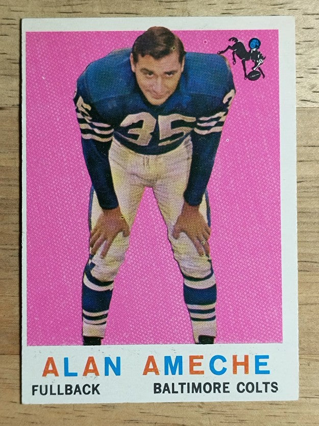 1959 Topps #30 Alan Ameche (VGEX)