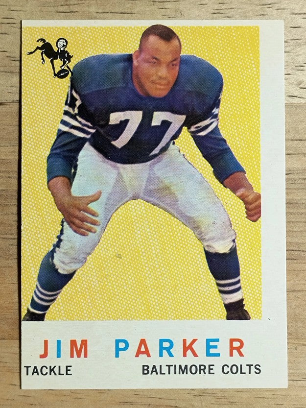 1959 Topps #132 Jim Parker RC (VGEX)
