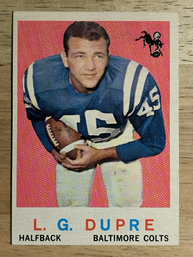 1959 Topps #163 L.G. Dupre (VGEX)