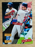 1994 Stadium Club #111 Ron Gant/David Justice/Fred McGriff