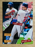 1994 Stadium Club #111 Ron Gant/David Justice/Fred McGriff