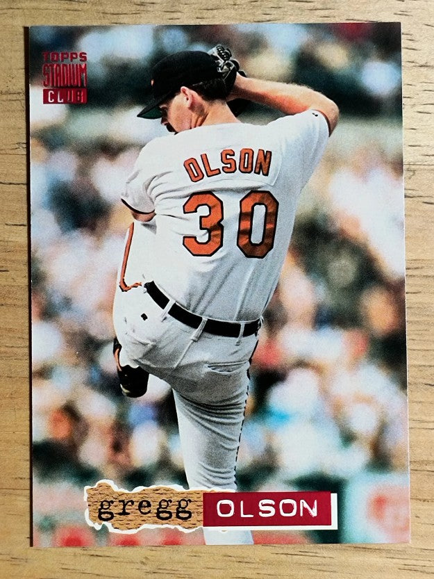 1994 Stadium Club #196 Gregg Olson
