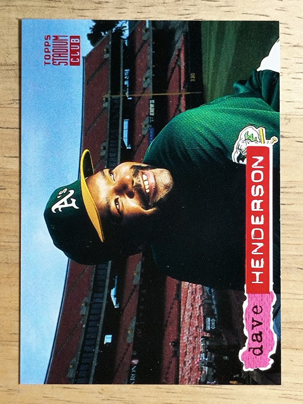 1994 Stadium Club #253 Dave Henderson