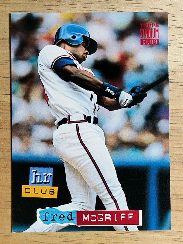 1994 Stadium Club #264 Fred McGriff HR