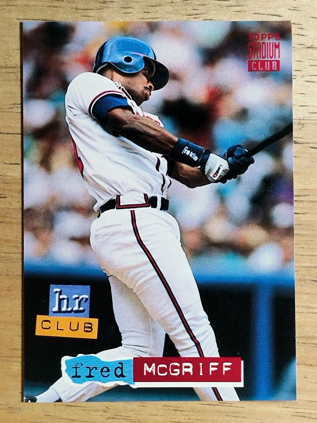 1994 Stadium Club #264 Fred McGriff HR