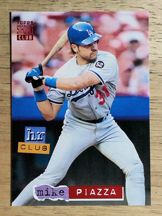 1994 Stadium Club #266 Mike Piazza HR