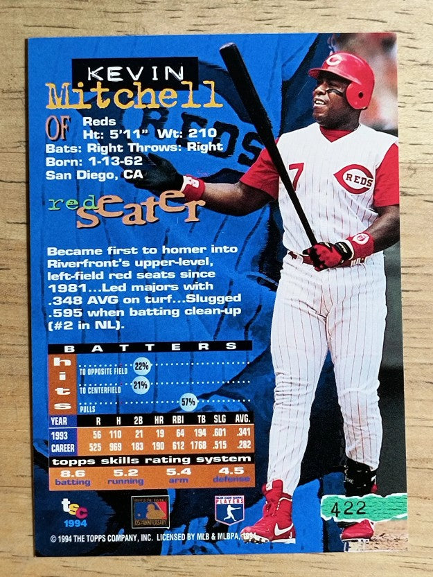 1994 Stadium Club #422 Kevin Mitchell