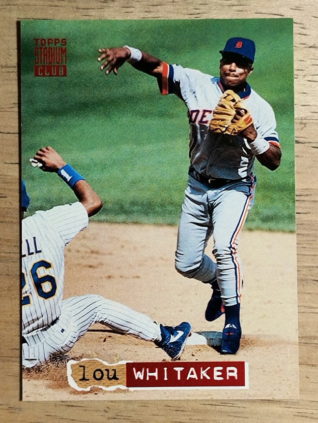 1994 Stadium Club #443 Lou Whitaker