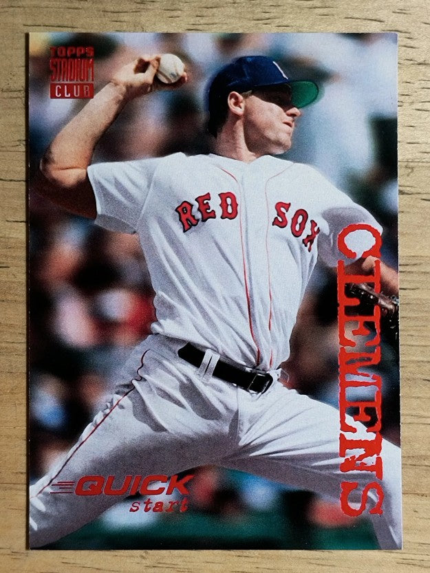 1994 Stadium Club #534 Roger Clemens QS