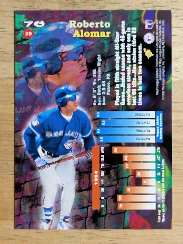 1995 Stadium Club #70 Roberto Alomar