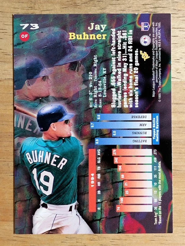 1995 Stadium Club #73 Jay Buhner
