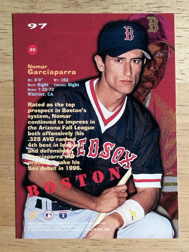 1995 Stadium Club #97 Nomar Garciaparra