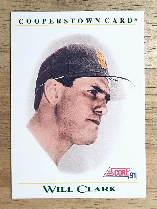 1991 Score Cooperstown #B6 Will Clark