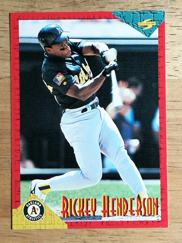 1994 Score Rookie/Traded #RT13 Rickey Henderson