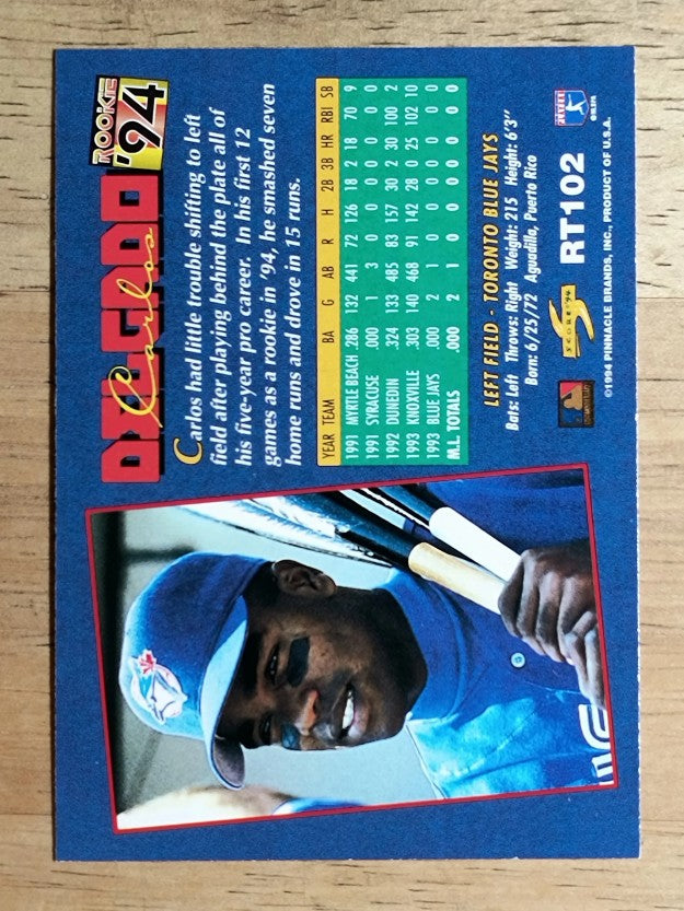 1994 Score Rookie/Traded #RT102 Carlos Delgado