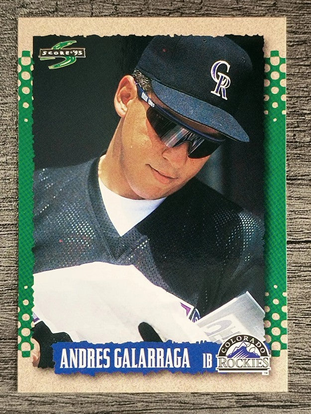 1995 Score #338 Andres Galarraga