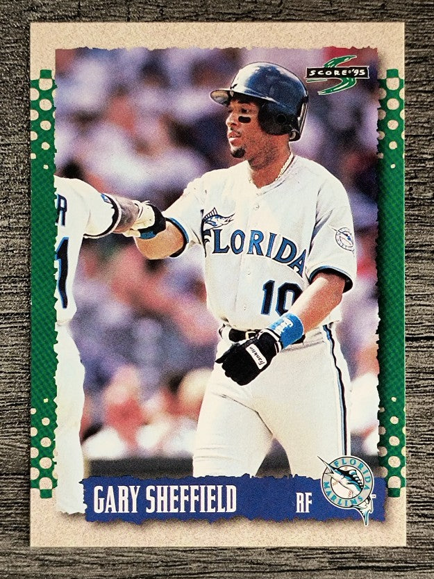1995 Score #340 Gary Sheffield