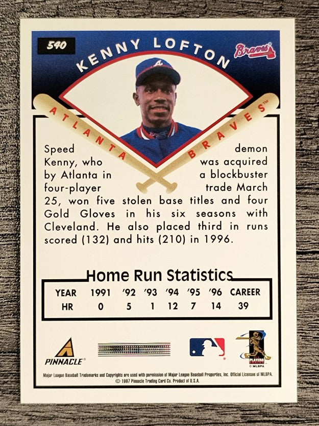 1997 Score #540 Kenny Lofton TG