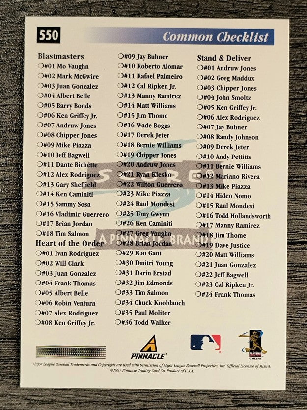 1997 Score #550 Mike Piazza CL