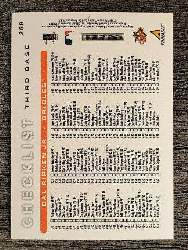 1998 Score #268 Cal Ripken CL