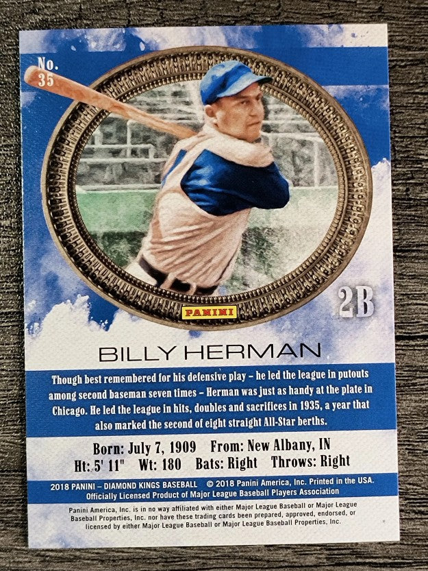 2018 Diamond Kings #35 Billy Herman