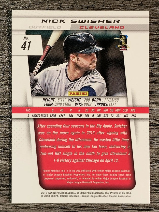 2013 Panini Prizm #41 Nick Swisher
