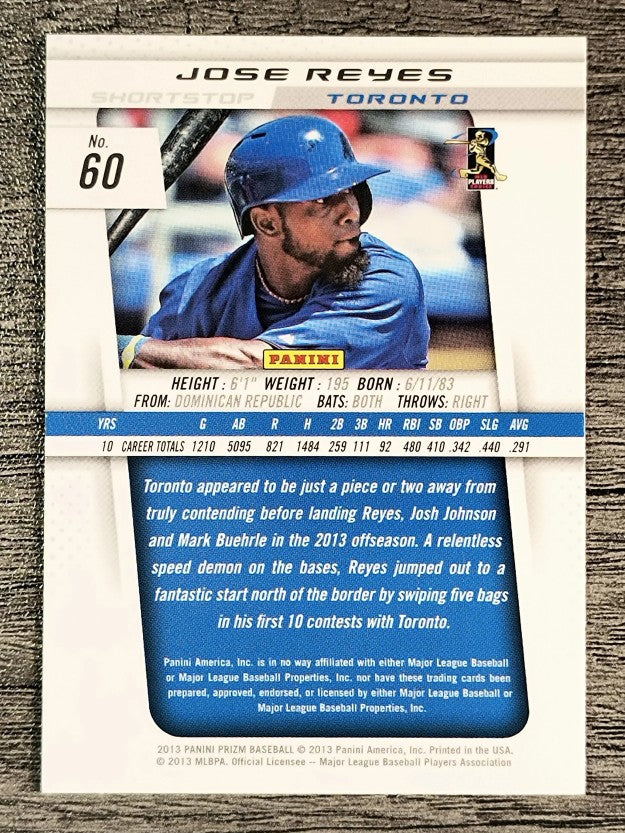 2013 Panini Prizm #60 Jose Reyes