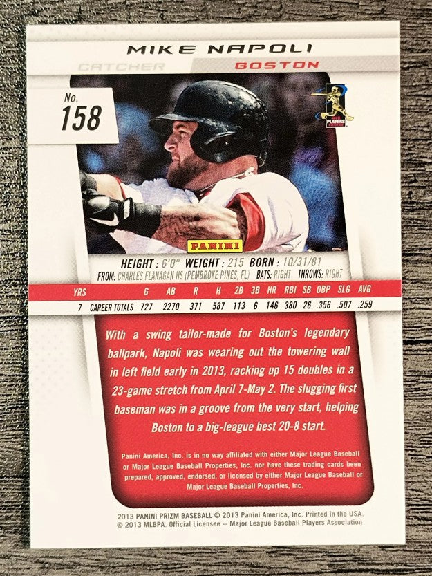 2013 Panini Prizm #158 Mike Napoli