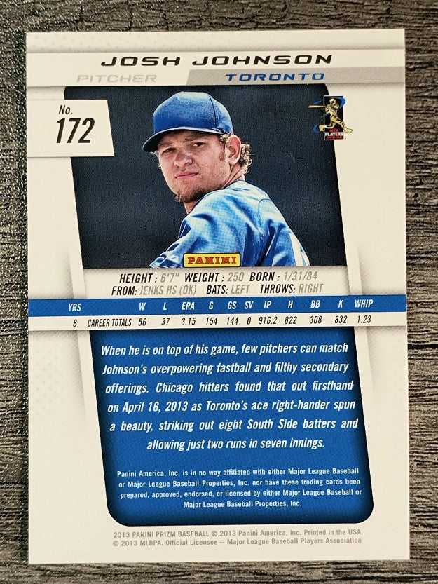 2013 Panini Prizm #172 Josh Johnson