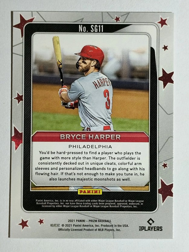 2021 Panini Prizm Star Gazing #11 Bryce Harper