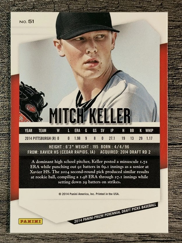2014 Panini Prizm Perennial Draft Picks #51 Mitch Keller