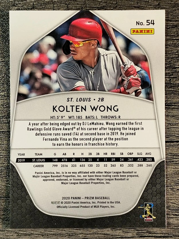 2020 Panini Prizm #54 Kolten Wong