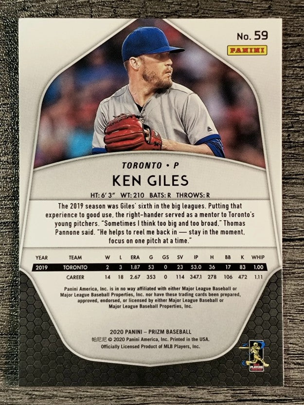 2020 Panini Prizm #59 Ken Giles