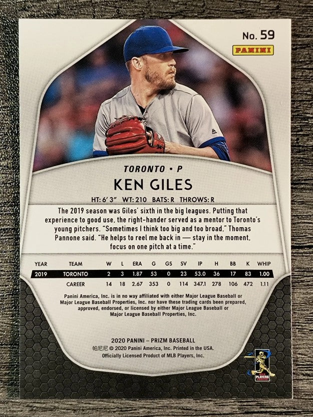 2020 Panini Prizm #59 Ken Giles