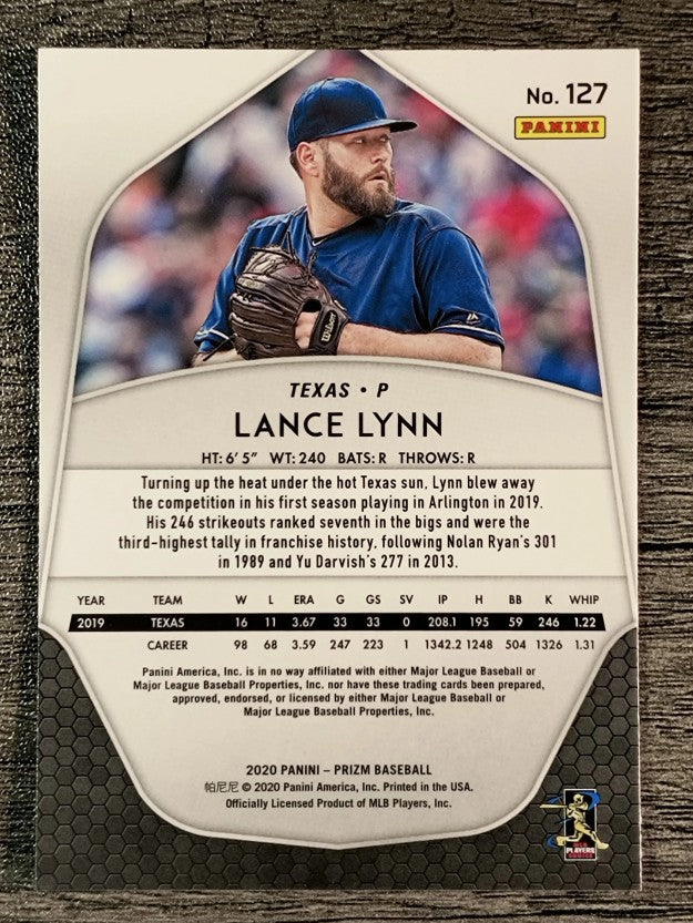 2020 Panini Prizm #127 Lance Lynn