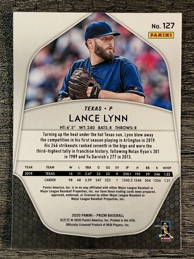2020 Panini Prizm #127 Lance Lynn