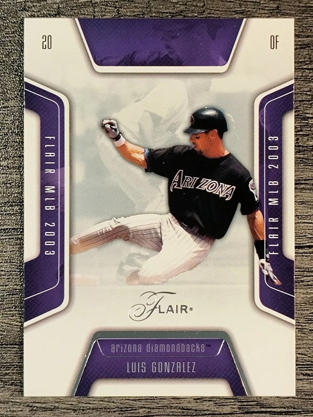 2003 Flair #5 Luis Gonzalez
