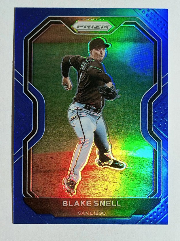 2021 Panini Prizm Prizms Blue #37 Blake Snell