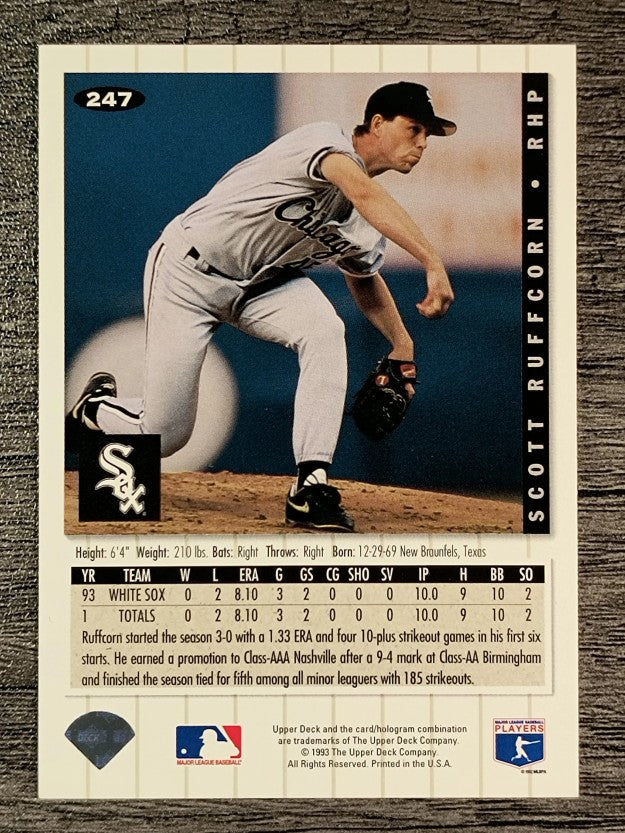 1994 Collector's Choice #247 Scott Ruffcorn