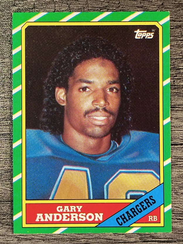 1986 Topps #233 Gary Anderson RB RC