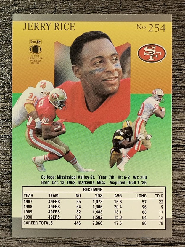1991 Ultra #254 Jerry Rice