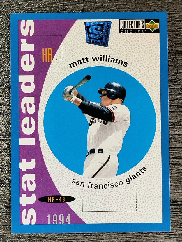 1995 Collector's Choice SE #137 Matt Williams STL
