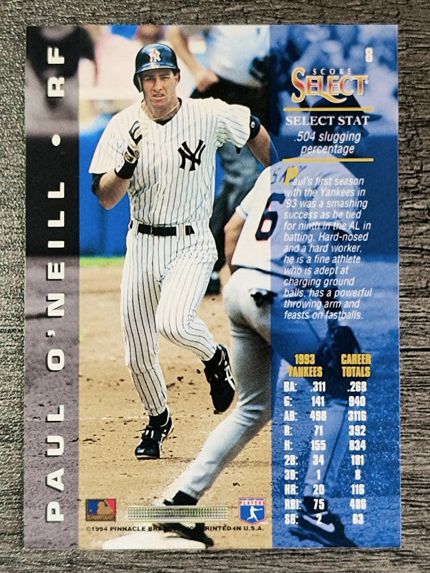 1994 Select #8 Paul O'Neill
