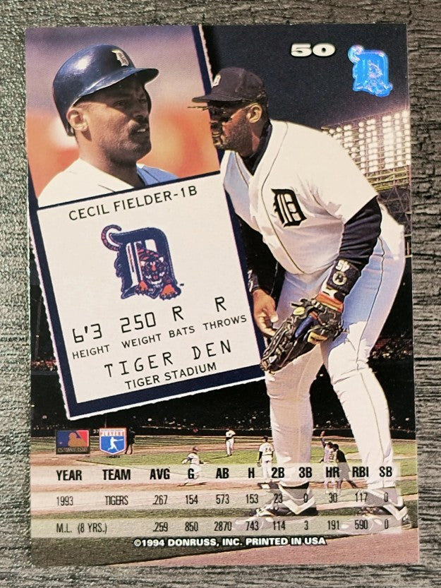1994 Leaf #50 Cecil Fielder