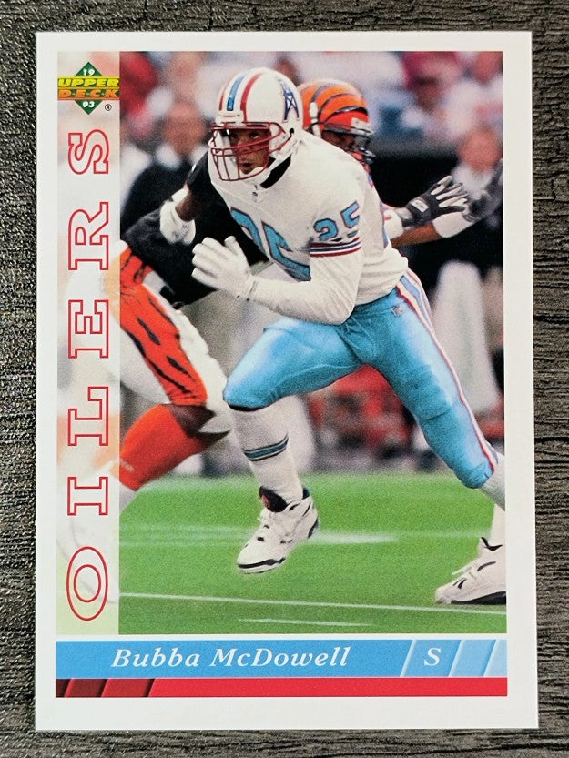 1993 Upper Deck #499 Bubba McDowell