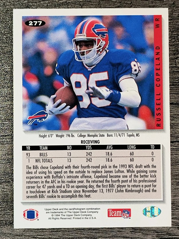 1994 Collector's Choice #277 Russell Copeland