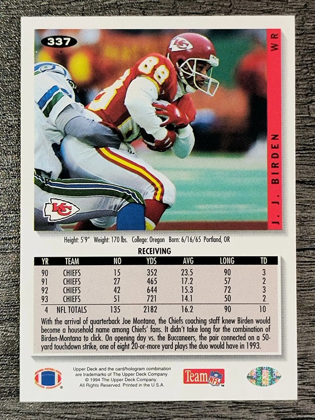 1994 Collector's Choice #337 J.J. Birden
