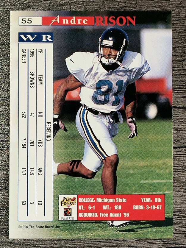 1996 Pro Line Intense #55 Andre Rison